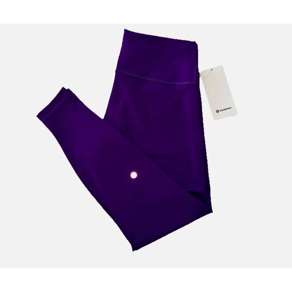 (14) NWT Lululemon Wunder Train High Rise 28'' College Purple - Picture 8 of 9
